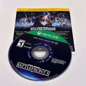 Star Wars Battlefront II Xbox One Loose Disc & Manuals